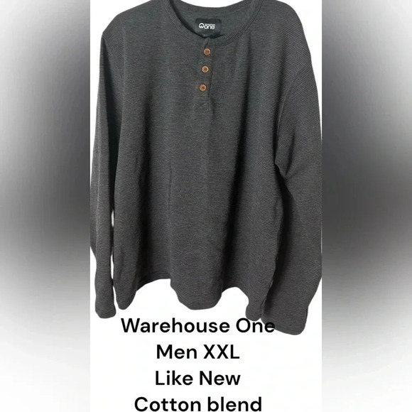 Rib knit  sweater,cotton blend ,Warehouse One sweater, men XXL. Like new, - Picture 1 of 13